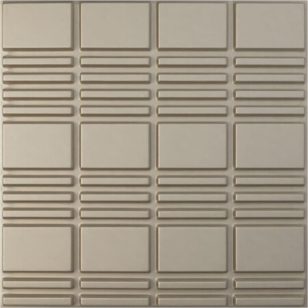 Ekena Millwork 19 5/8in. W x 19 5/8in. H Stacked EnduraWall Decorative 3D Wall Panel Covers 2.67 Sq. Ft. WP20X20SDCSV
